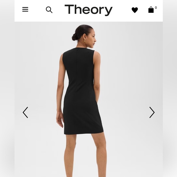 Theory Traceable Wool MIDI dress NWT 6 - Picture 2 of 9